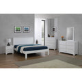 Lofa White Bed