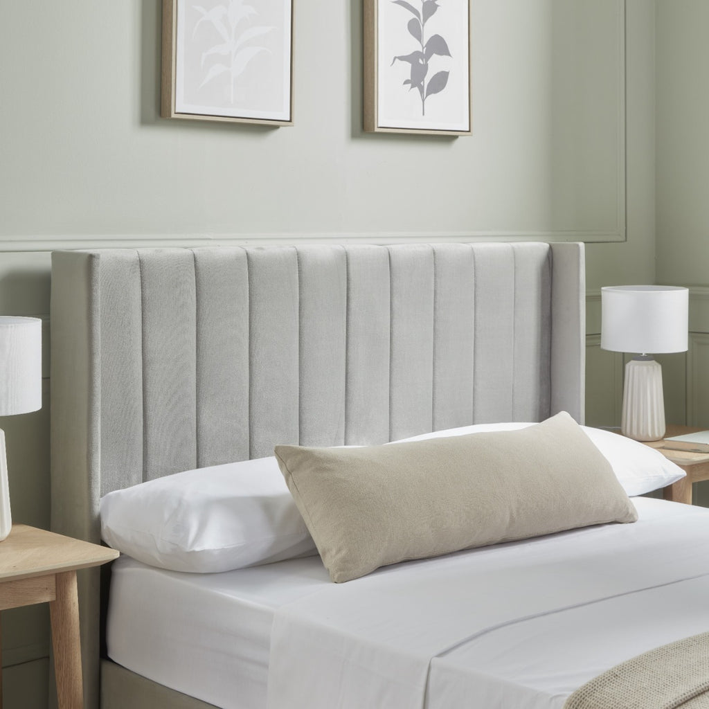 Emila Ottoman Storage Bed in Light Grey or Dark Grey