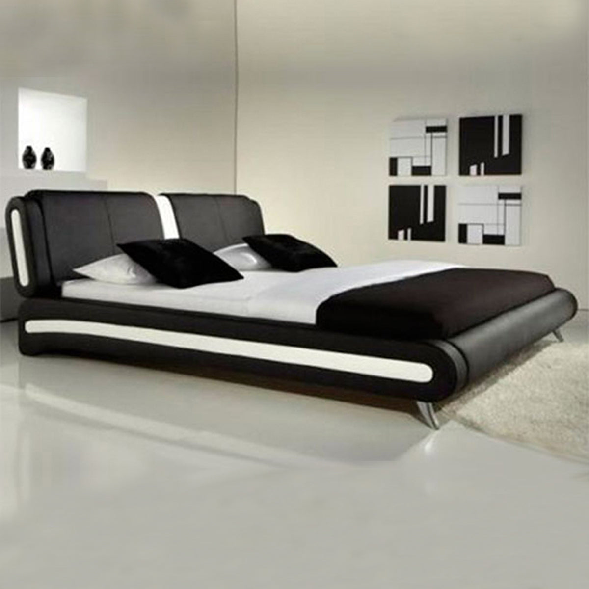Florantino Designer Leather Bed