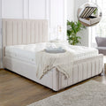 Grusela Ottoman Bed in Ligh grey, Dark Grey or Cream