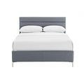 Marla Grey Leather Bed